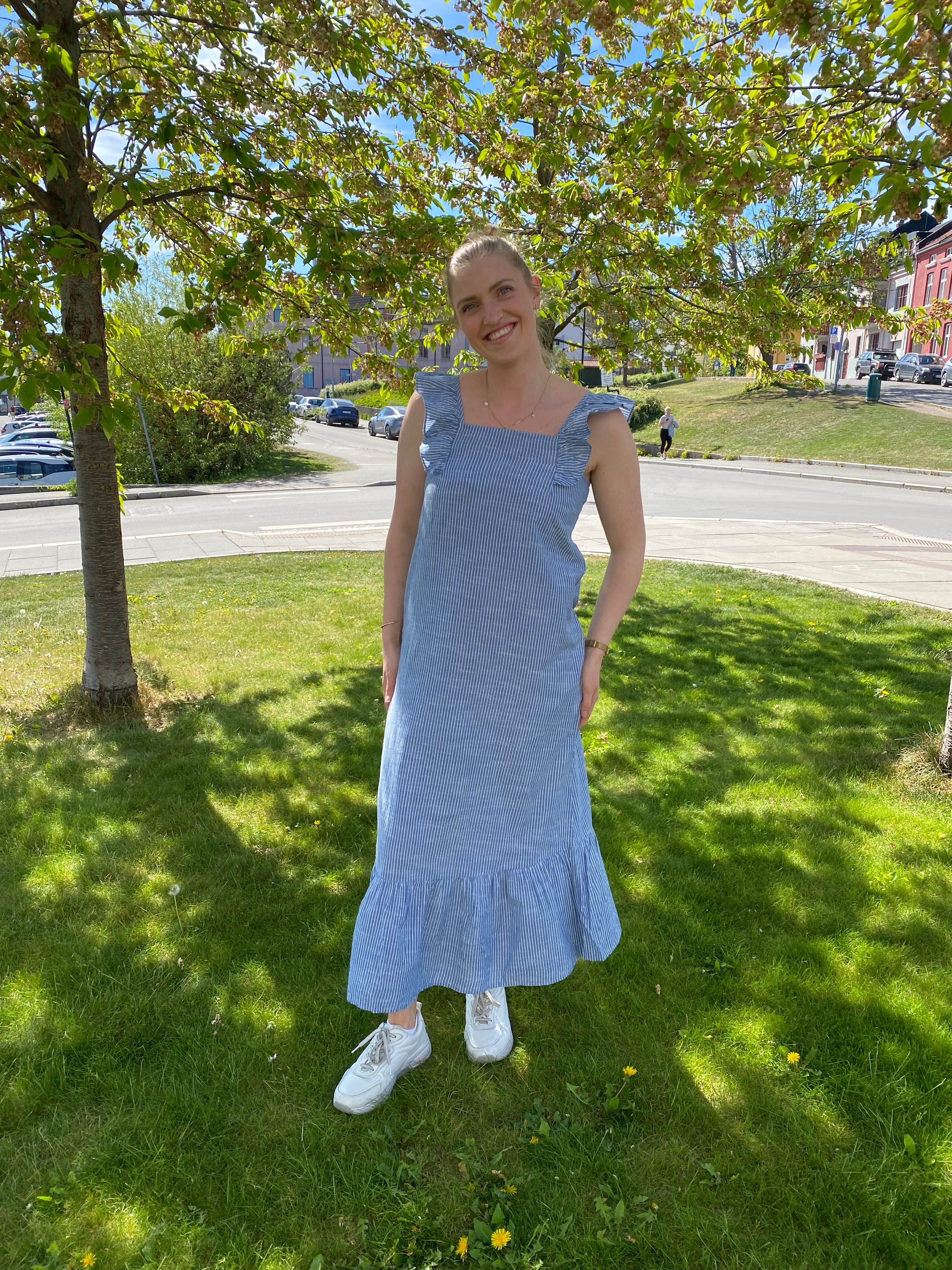 PCAPIA Long Dress - Nautical Blue